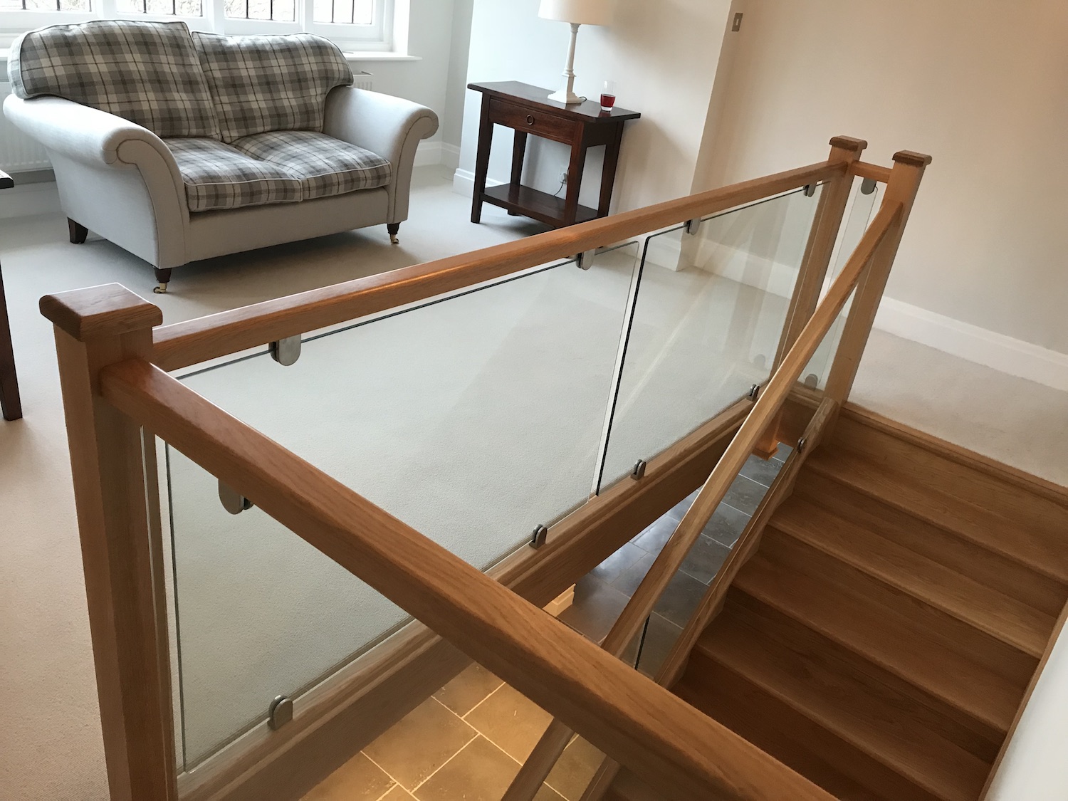 Elevate Your Space With Landing Staircase Glass