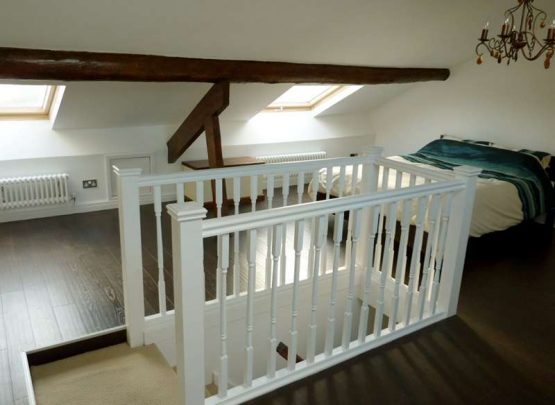stairs into loft conversion bedroom
