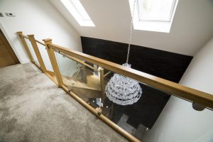 Oak Glass Staircase