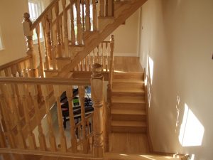 cut string turned spindles