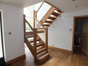 Oak, Chrome Clamps, Half landing, Minimal, minimal