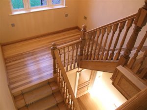 traditional oak staircase