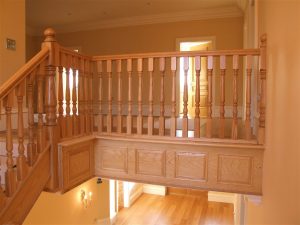 traditional oak staircase